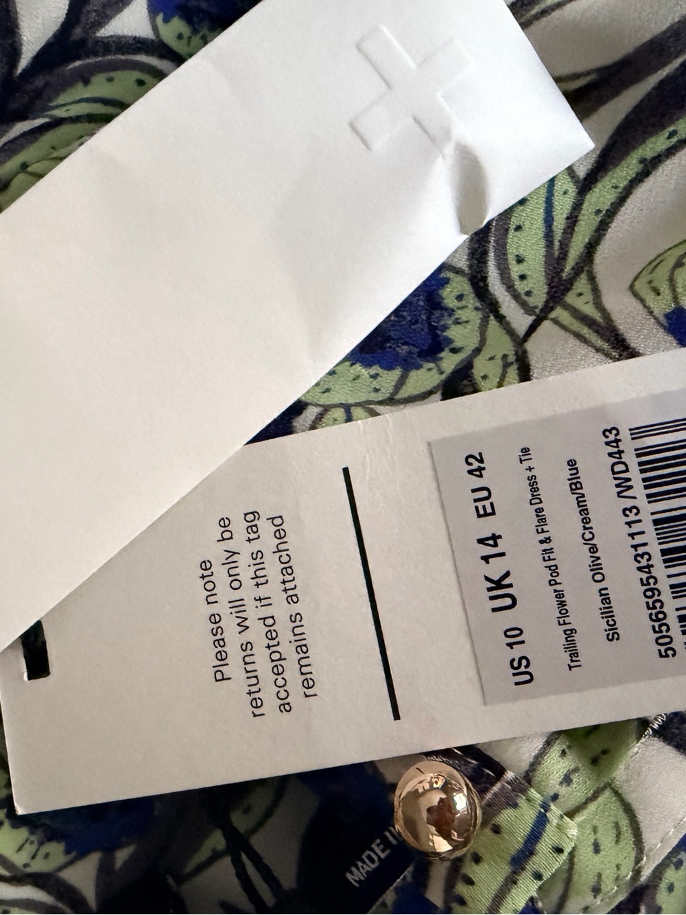 NWT ME+EM Trailing Flower Pod Print
Fit And Flare Midi Dress 100%
Recycled, 10 - Picture 8 of 14